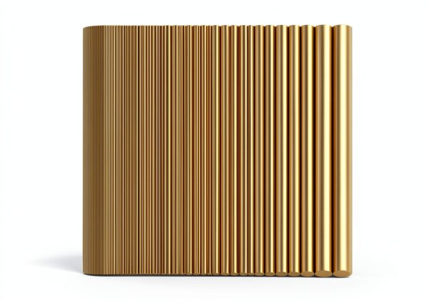 Favordrory Brass Rod Set 36pcs 1-8mm Diameter 100mm Length-0