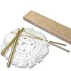 YZH Craft Dowsing Rod Set 5in Copper Water Witching Rods with Gift Bag-3