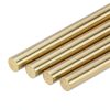 uxcell Brass Rod 9mm x 153mm Round Solid Bar H62 Wear Resistant-0