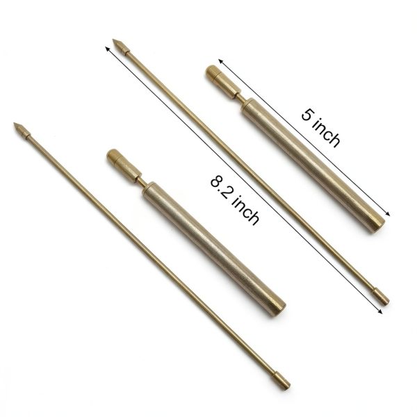 YZH Craft Dowsing Rod Set 5in Copper Water Witching Rods with Gift Bag-1
