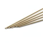 Brass Rod 1mm Diameter Solid Round Rod by MECCANIXITY 10pcs Pack-0