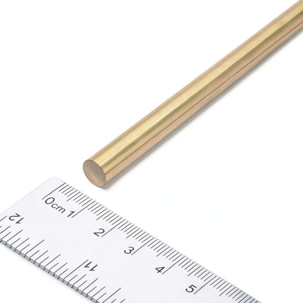 MECCANIXITY Brass Round Rod 4mm x 305mm Pack of 5 High Hardness-4