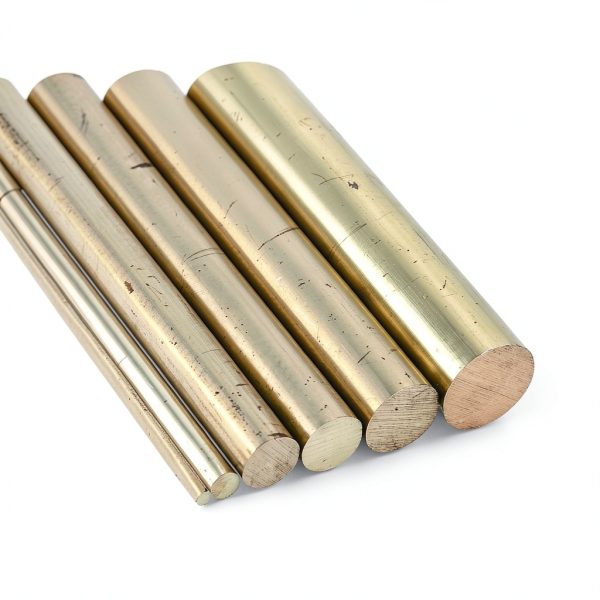 uxcell Brass Rod 6mm x 153mm Round Solid Bar – 8 Piece Set H62-2