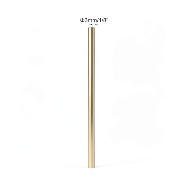 Brass Rod 1/8" x 14" MECCANIXITY High Precision Non‑Sparking Shaft-1