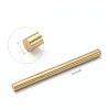 uxcell Brass Rod 9mm x 153mm Round Solid Bar H62 Wear Resistant-1