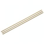 MECCANIXITY Brass Rod 1/5" x 14" White 3‑Pack High Machinability-0