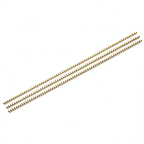 MECCANIXITY Brass Rod 1/5" x 14" White 3‑Pack High Machinability-0