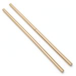 Swpeet Brass Rod 1/4 Inch x 14 Inch High Quality Brass Shaft-0