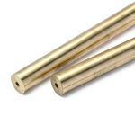 MECCANIXITY Brass Solid Round Rod 11mm x 305mm Copper – 2 Pack-0
