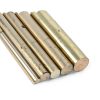 uxcell Brass Rods 8‑Piece H62 Brass Round 5.5mm‑7mm x 153mm Length-2