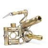 uxcell Brass Round Rod 22mm Diameter x 153mm Length Solid H62 Brass-4