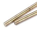 Brass Round Rod 10mm x 305mm MECCANIXITY Industrial Grade Shaft-0