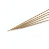 Brass Solid Round Rod 0.7mm x 250mm Pack of 10 by MECCANIXITY-0