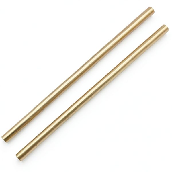 PGCOKO Brass Round Rod 1/2 Inch x 12 Inch Golden Shaft for Gear Model-0