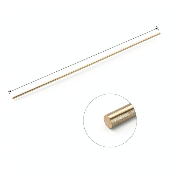 MECCANIXITY Brass Solid Round Rod 3mm x 305mm Copper 8 Pack-1