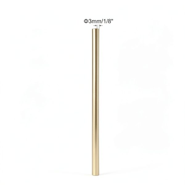 MECCANIXITY Brass Rod 1/5 Inch x 14 Inch White 2 Pack-1