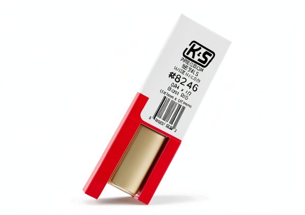 K & S Precision Metals Brass Strip 8246 14.2in x 1.1in Wear-Resistant-0