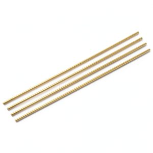 Brass Rod 1/8" x 14" MECCANIXITY High Precision Non‑Sparking Shaft-0