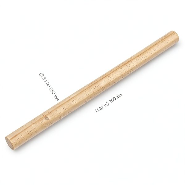 TAICHEUT Brass Round Rods 0.74 Inch Diameter 11.81 Inch Length Solid-1