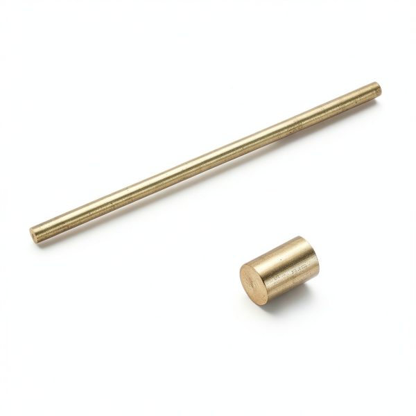 MECCANIXITY Brass Solid Round Rod 11mm x 305mm Copper – 2 Pack-1