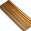 Sutemribor Brass Rods 15pcs Assorted 1mm-8mm Golden 100mm Length Model-1