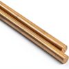 PGCOKO Brass Round Rod 1/2 Inch x 12 Inch Golden Shaft for Gear Model-5