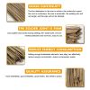 PGCOKO Brass Rod Pack 10pcs Round Solid Lathe Bar Stock 1/4in 12in-2