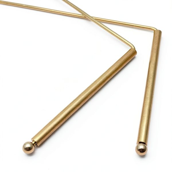 Spirit Hunter Brass Divining Rods 11.2in Dowsing Sticks with Bag-2