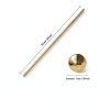 Brass Rods PGCOKO Solid 1mm Round Bar Stock Set Pack of 30 Pieces-1