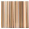 Brass Rods PGCOKO Solid 1mm Round Bar Stock Set Pack of 30 Pieces-0