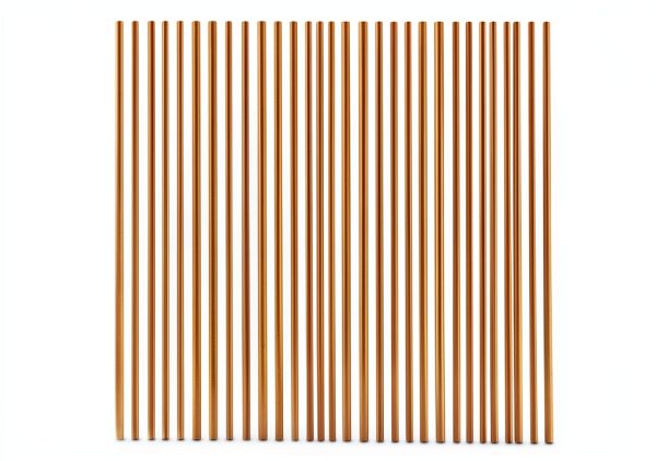 Brass Rods PGCOKO Solid 1mm Round Bar Stock Set Pack of 30 Pieces-0