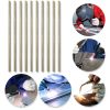 PGCOKO Brass Rod Pack 10pcs Round Solid Lathe Bar Stock 1/4in 12in-3