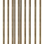 PGCOKO Brass Rod Pack 10pcs Round Solid Lathe Bar Stock 1/4in 12in-0