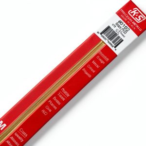 K&S Solid Rod 1/16" X 12" Brass Pack-0