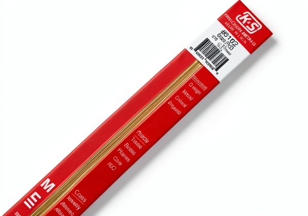 K&S Solid Rod 1/16" X 12" Brass Pack-0