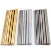 Glarks 21pcs 3 Sets of Metals Round Rod Lathe Bar Stock for DIY Craft Tool, Diameter 2mm - 8mm, Length 100mm, Metals Include Brass, Stainless Steel, Aluminum-0