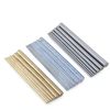 Glarks 21pcs 3 Sets of Metals Round Rod Lathe Bar Stock for DIY Craft Tool, Diameter 2mm - 8mm, Length 100mm, Metals Include Brass, Stainless Steel, Aluminum-2