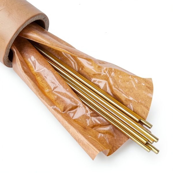 Comonc 15PCS 2.5mm Solid Brass Rods Kit – 12in Length, C27400-2