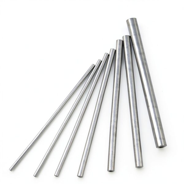 Glarks 21pcs 3 Sets of Metals Round Rod Lathe Bar Stock for DIY Craft Tool, Diameter 2mm - 8mm, Length 100mm, Metals Include Brass, Stainless Steel, Aluminum-4