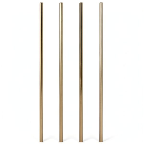 Brass Solid Round Rod Lathe Bar Stock 1/8" x 12" 4pcs Sutemribor-1