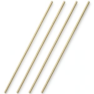 Brass Solid Round Rod Lathe Bar Stock 1/8" x 12" 4pcs Sutemribor-0