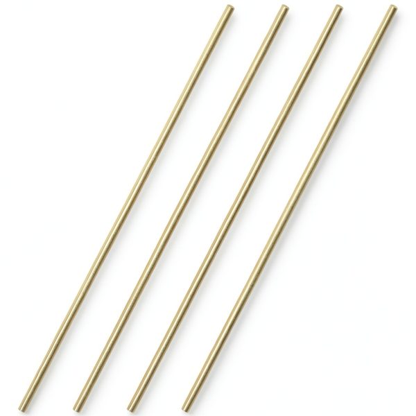Brass Solid Round Rod Lathe Bar Stock 1/8" x 12" 4pcs Sutemribor-0